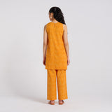 Orange Pure Cotton Co-ord Set