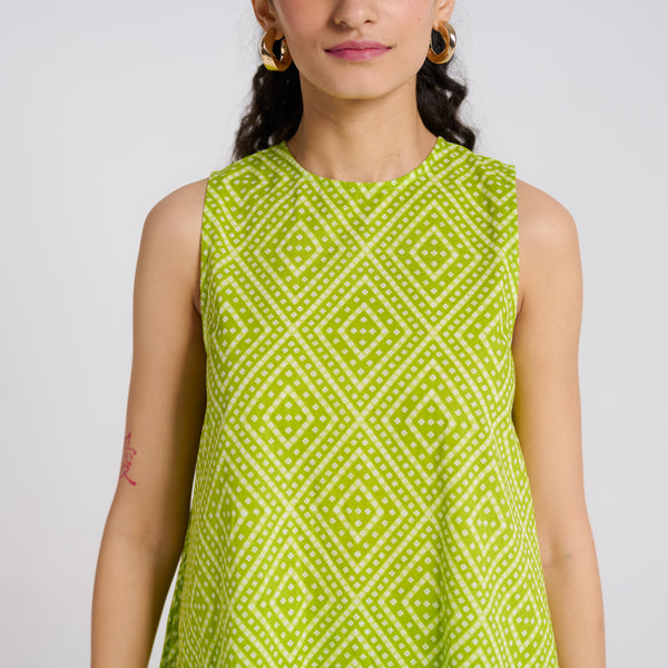 Chartreuse Pure Cotton Co-ord Set