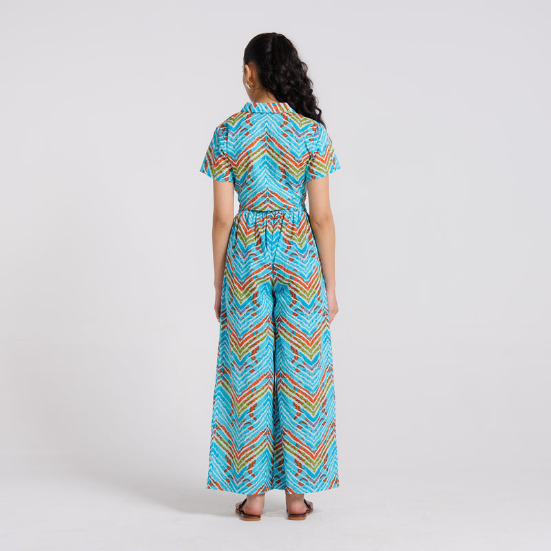 Tropical Knot Cotton Co-ord Set