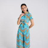 Tropical Knot Cotton Co-ord Set