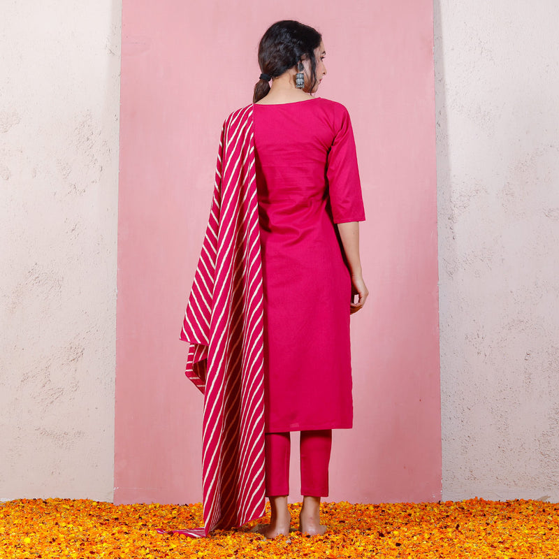 Buy Missprint Beige Cotton Gazal Block Print Kurta And Pant Set Online   Aza Fashions